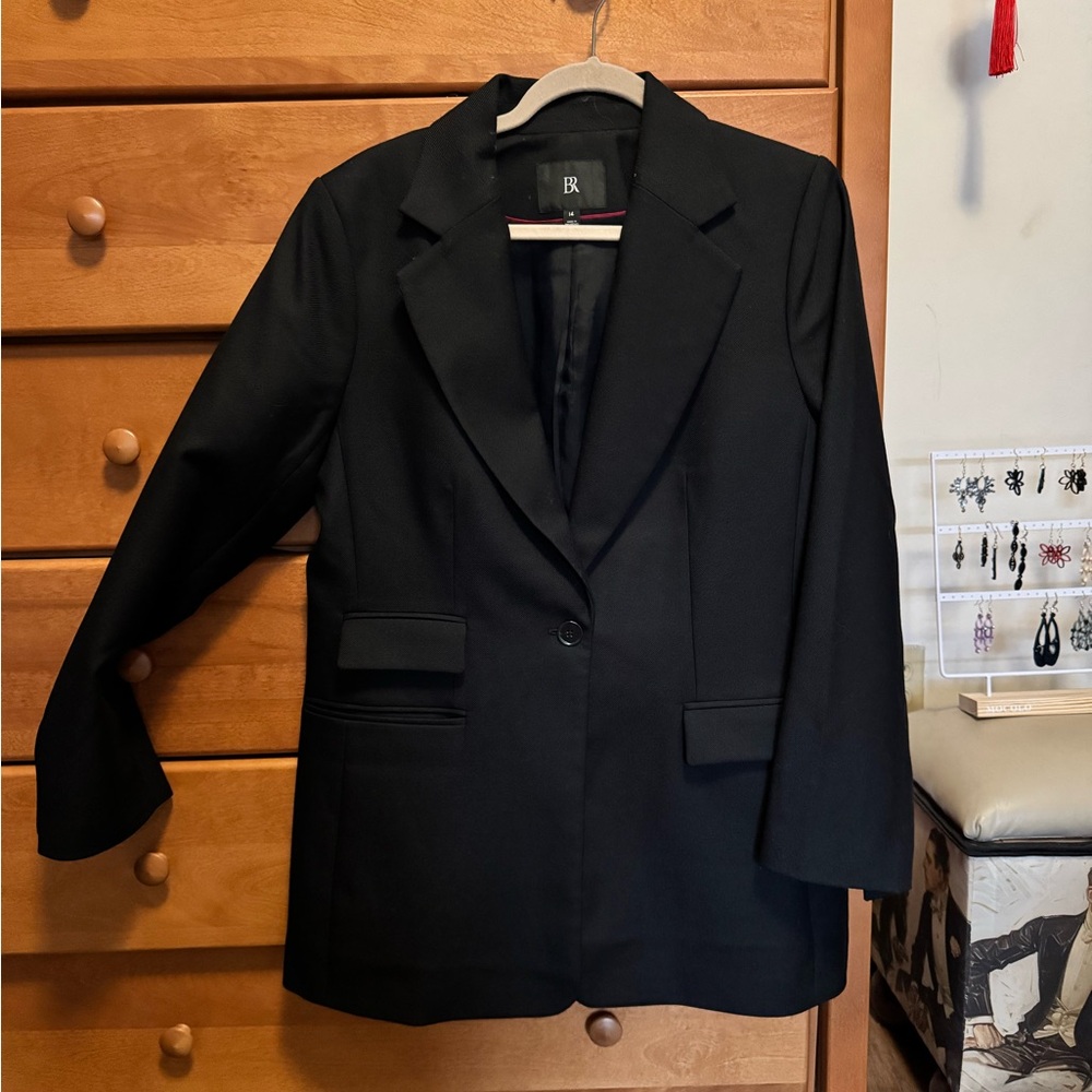 Banana Republic one button blazer, well cut